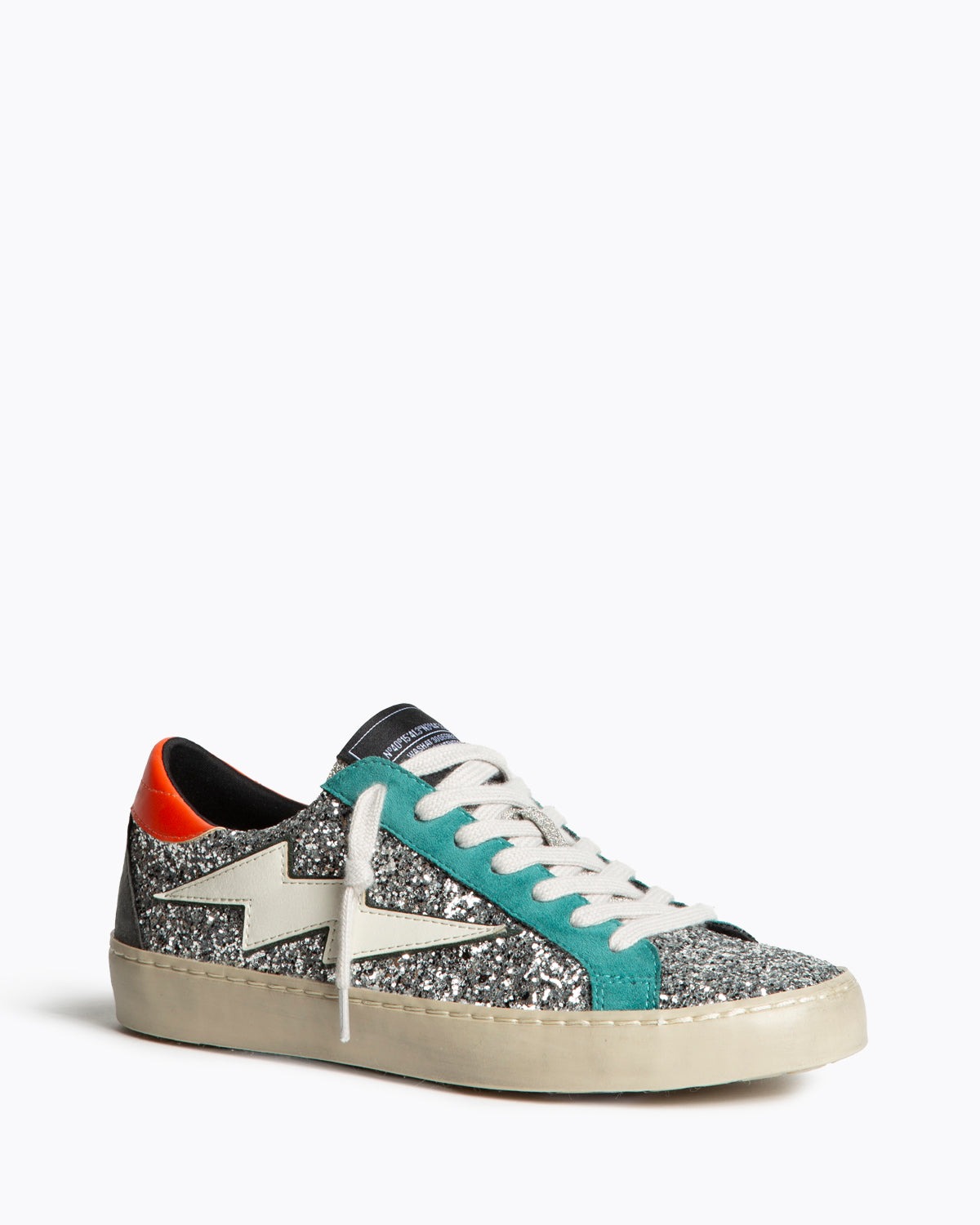 Deportivas Rayo CORINA M5505 plata-verde-naranja