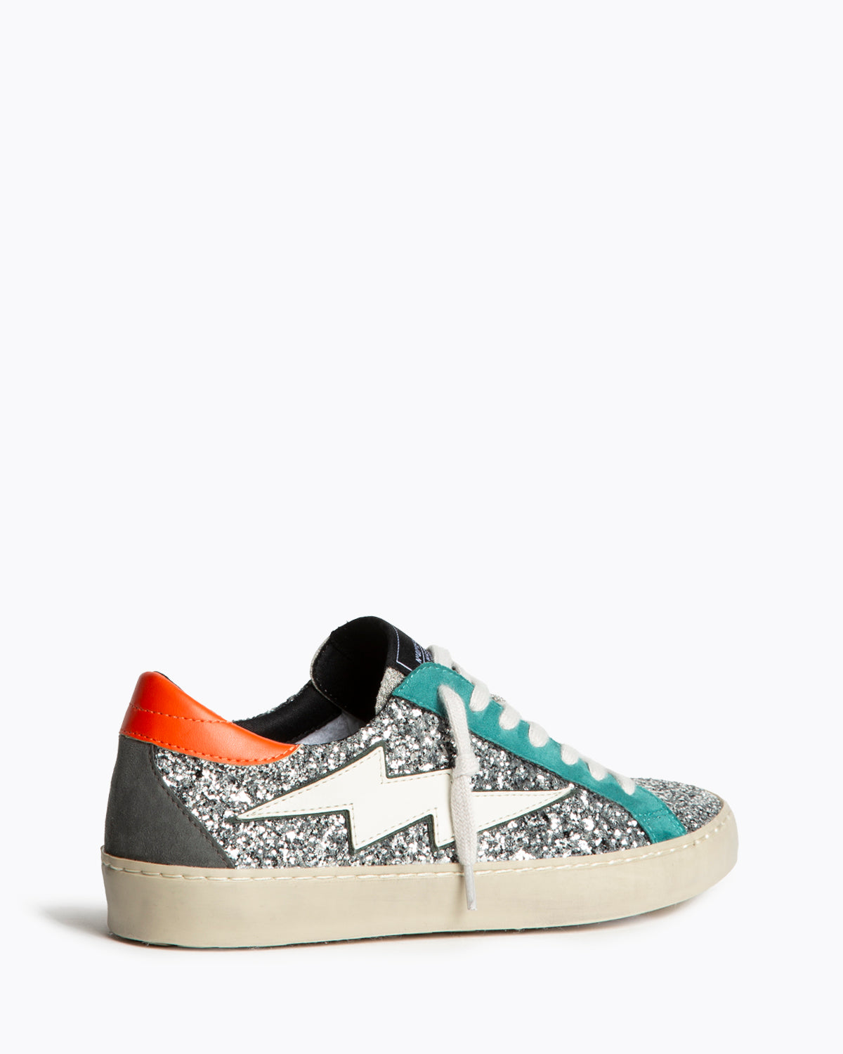 Deportivas Rayo CORINA M5505 plata-verde-naranja
