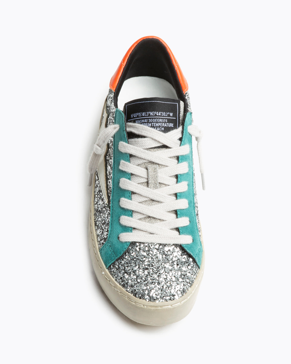 Deportivas Rayo CORINA M5505 plata-verde-naranja