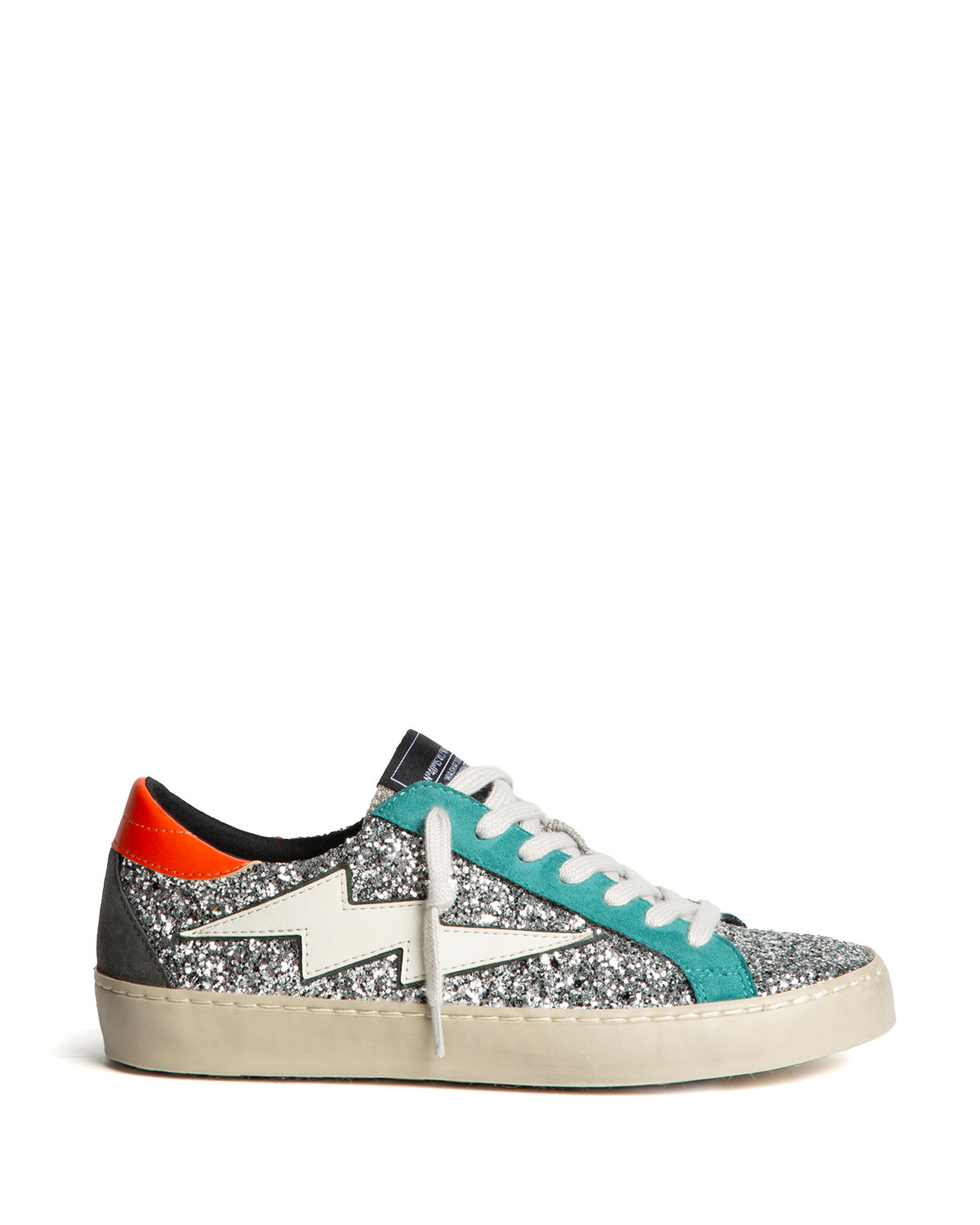 Deportivas Rayo CORINA M5505 plata-verde-naranja